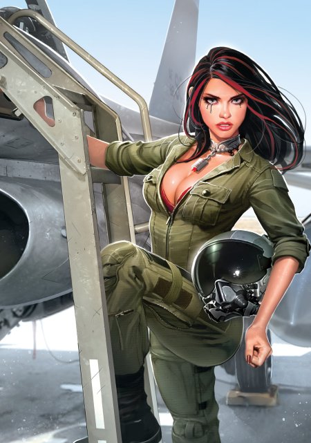 Керри Дункан летчица