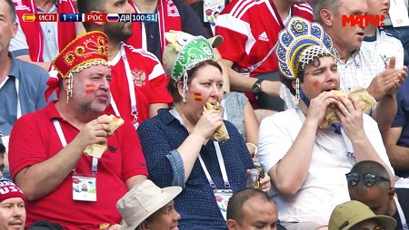 Болельщики ЧМ 2018 В России в кокошнике