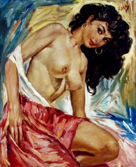 Картина голая цыганка