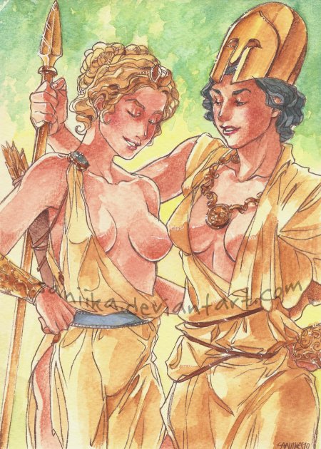 Эротические иллюстрации мифов