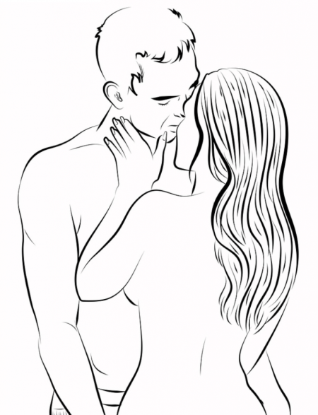 Эротические Наброски карандашом