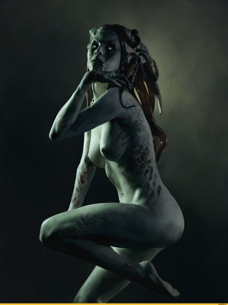 Мрачные эротические арты