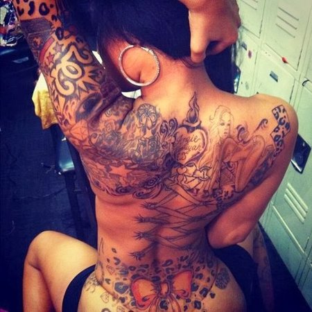 Тату на всю спину