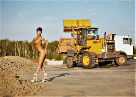 Фронтальный погрузчик sdlg