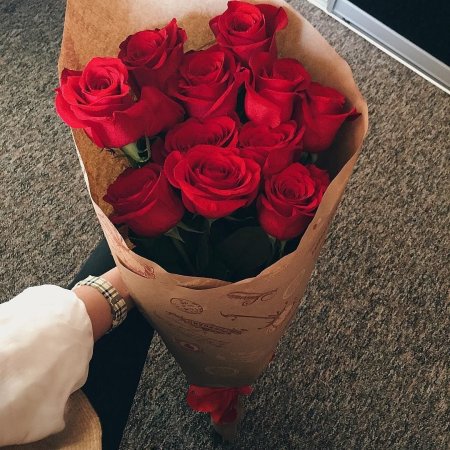 Шикарный букет в руках