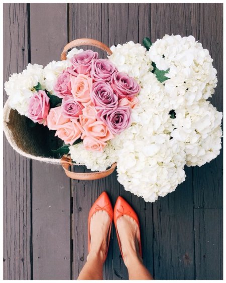 Красивый стильный букет