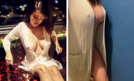 Девушка без бюстгальтера