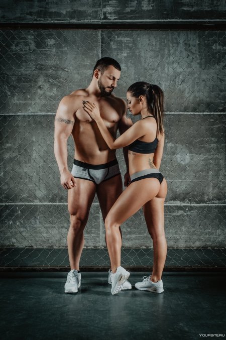 Фотосессия спортивной пары