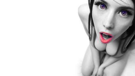 Девушки с открытыми ртами ню