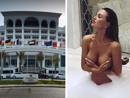 Голая съемка в Дубае