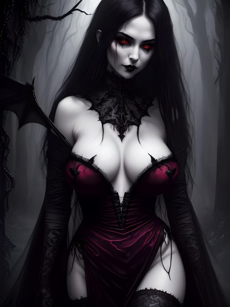 Девушка вампир