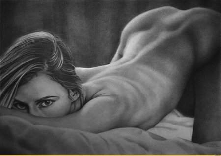 Иллюстрации в стиле ню