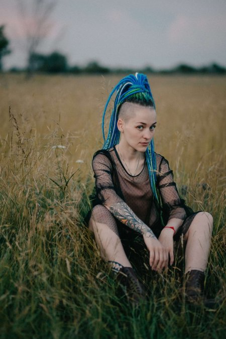 Саша Митрошина дреды