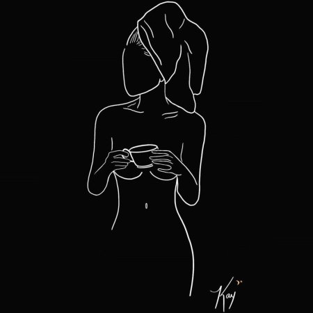 Очертания девушки