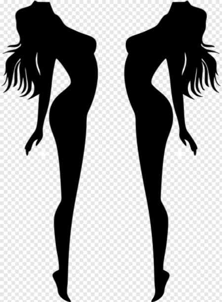 Силуэт женской фигуры