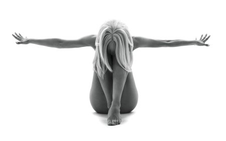 Девушка на Светлом фоне