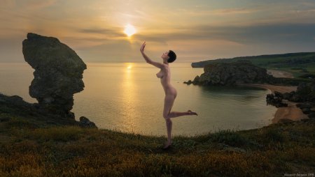 Свобода танец Нагота природа