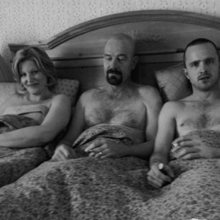 Скайлер Уолтер и Джесси в постели