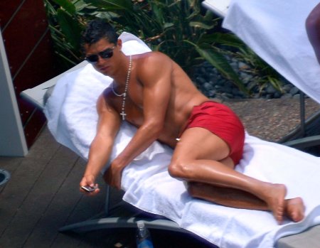 Кристьяно Роналду спит