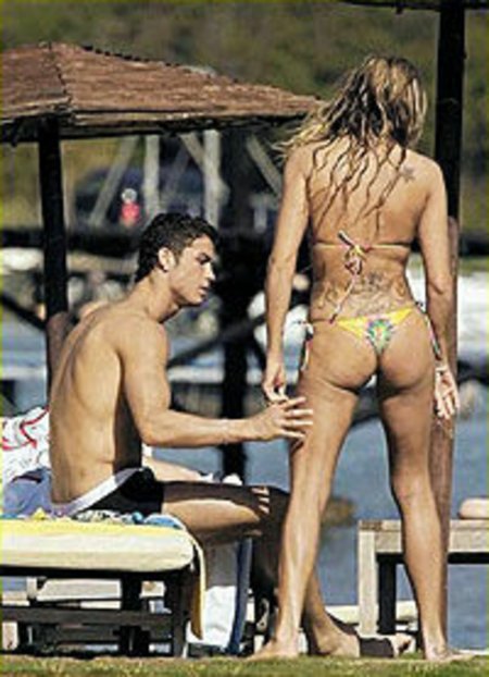 Джемма Аткинсон и Криштиану Роналду