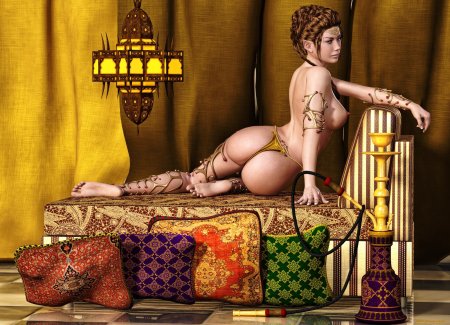 Эротическое ню в Восточном стиле