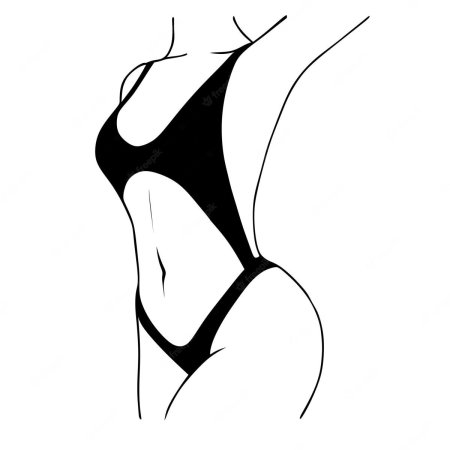 Силуэт женского тела
