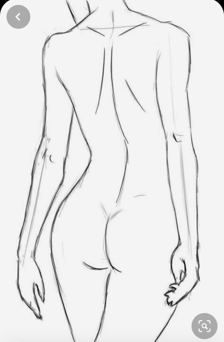 Женское тело рисунок карандашом