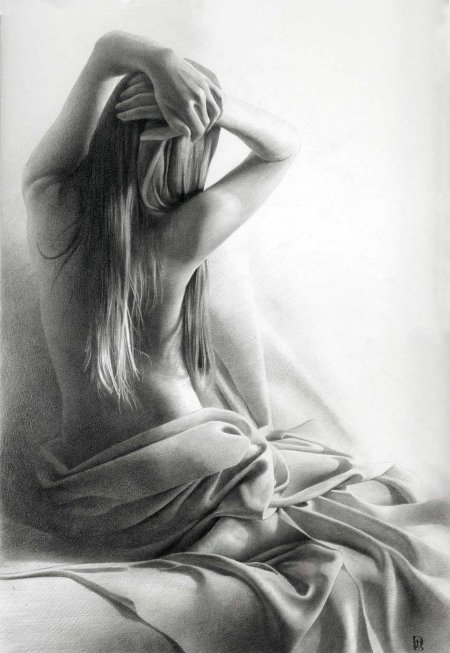 Рисунок девушки