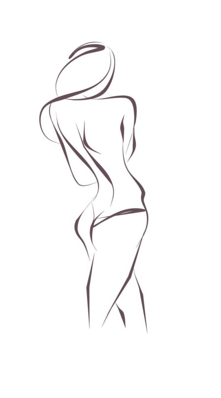 Силуэт девушки