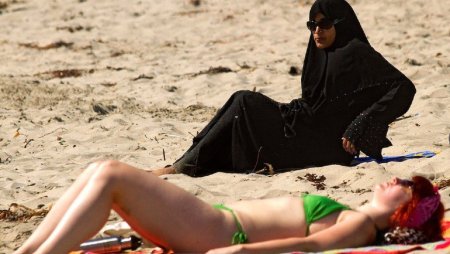 Мусульманки на пляже