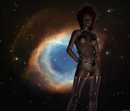 Эротичные девушки и космос