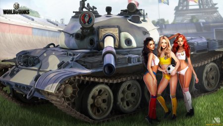 World of Tanks т34 девушка