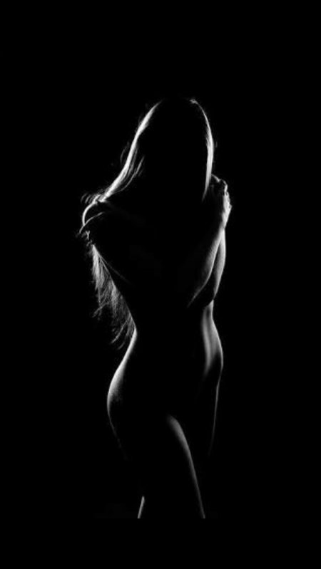 Красивый женский силует