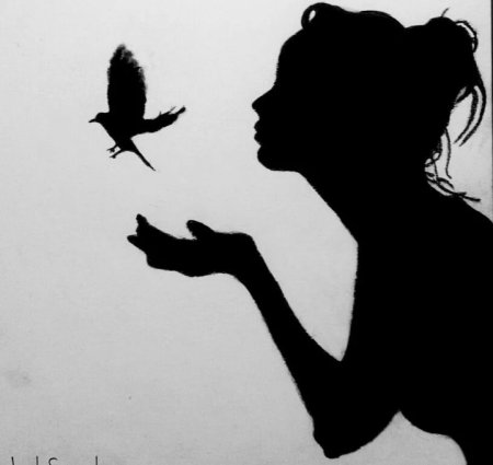 Силуэт в тени