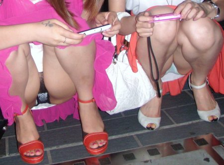 Случайно засветила трусики