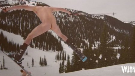 Голенькие девушки на лыжах