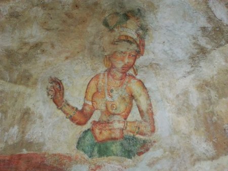 Шри Ланка Сигирия фрески фото