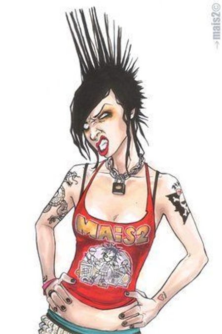 Панк мультяшный