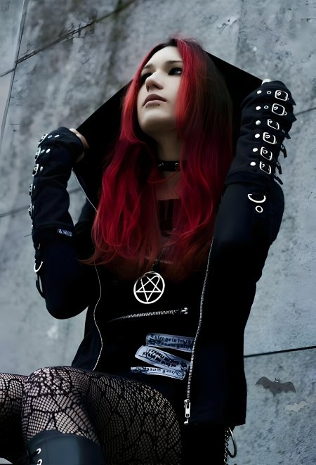 Готессы с красными волосами