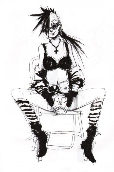 Панк эскизы