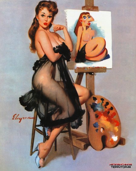 Джил Элвгрен голые картины