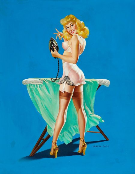 Художник-иллюстратор Vaughan Alden Bass пин-ап