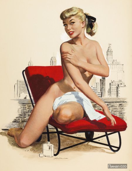 Эротические рисунки в стиле Pin up