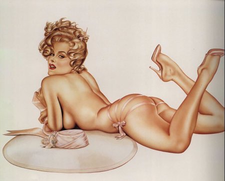 Оливия де Берардинис пин-ап