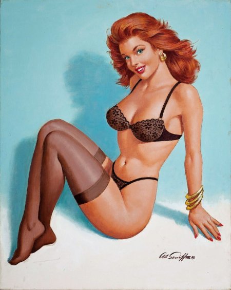 Иллюстрации в стиле ню