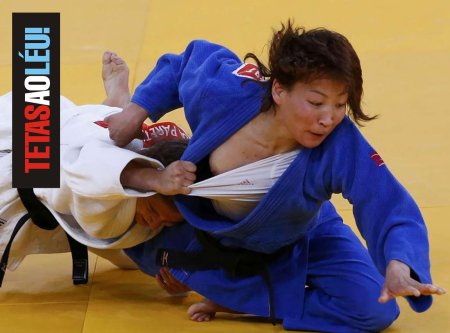 Голые дзюдоистки в кимоно