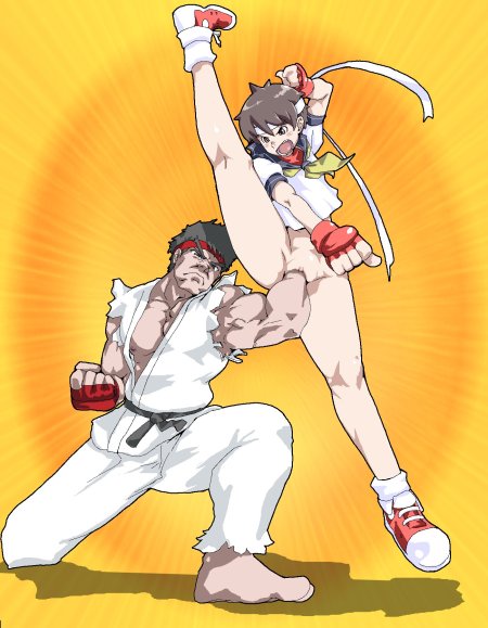 Sakura Kasugano Street Fighter хентай