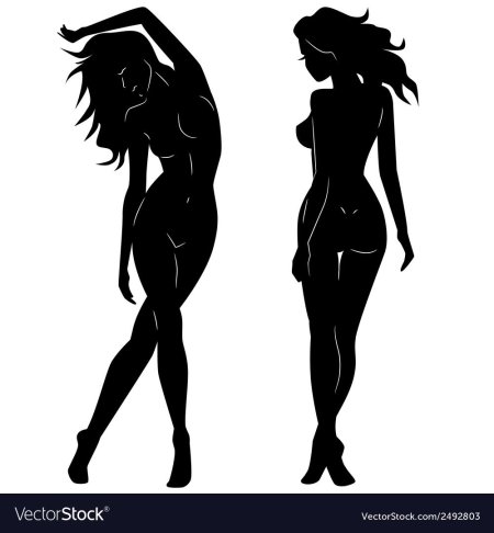 Фигура женщины силуэт