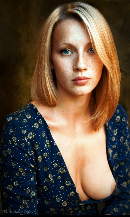 Красивые веснушки на сисях