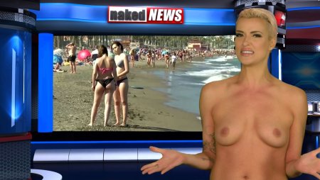 Naked News 2016 Кэтрин Кертис